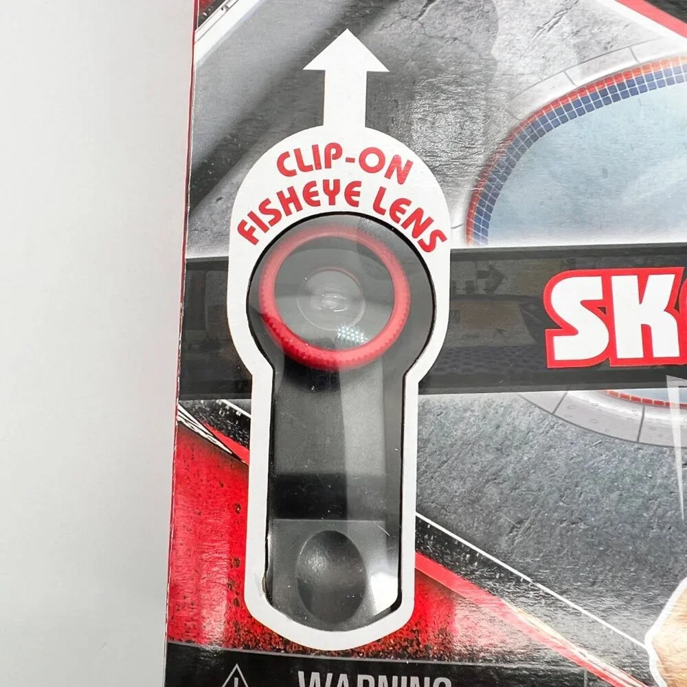Tony Hawk Box Boarders Super Pack Kidney Bowl 4 Mini Figures Clip-On Lens New - Picture 10 of 13
